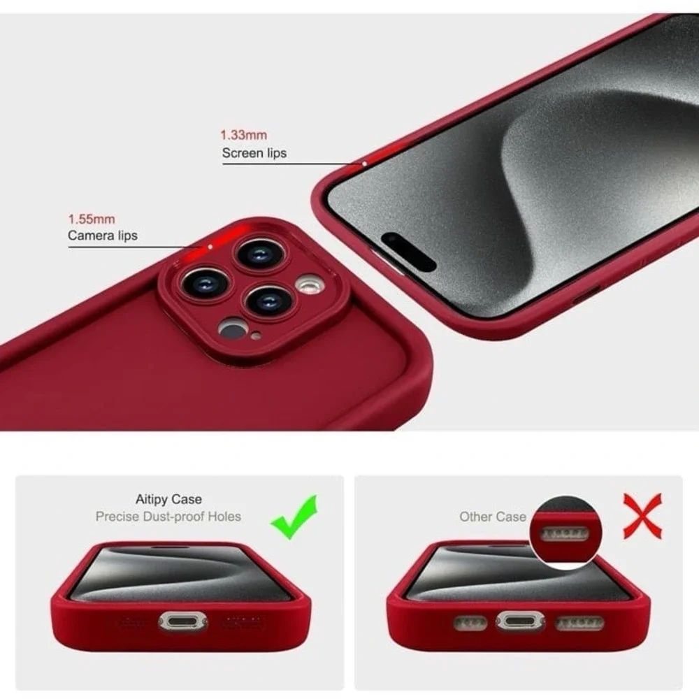 Back Cover for Apple iPhone 14 Pro Max Soft and Flexible Matt Finish Anti Slip S